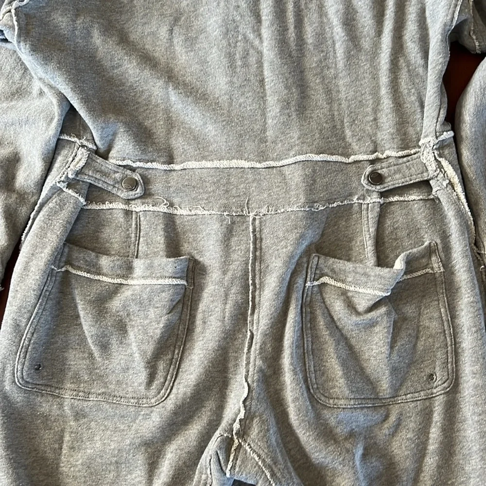 Free People Movement Size S Current Mood Onesie Grey - Picture 9 of 9
